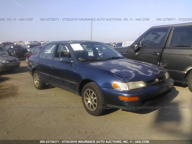 2T1BB02E8TC149892 - 1996 TOYOTA COROLLA DX BLUE photo 1