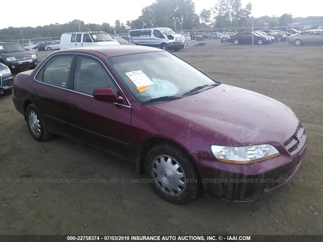 JHMCG5675YC015211 - 2000 HONDA ACCORD SE RED photo 1