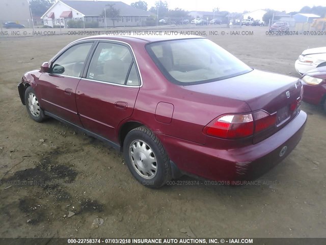 JHMCG5675YC015211 - 2000 HONDA ACCORD SE RED photo 3