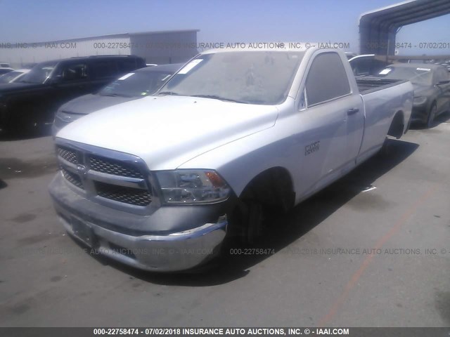 3C6JR6DG6EG105205 - 2014 RAM 1500 ST WHITE photo 2