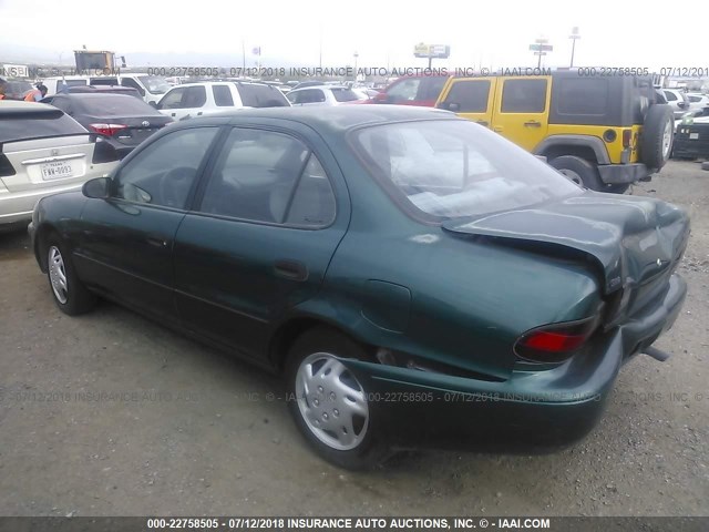 1Y1SK5286TZ065305 - 1996 GEO PRIZM LSI GREEN photo 3