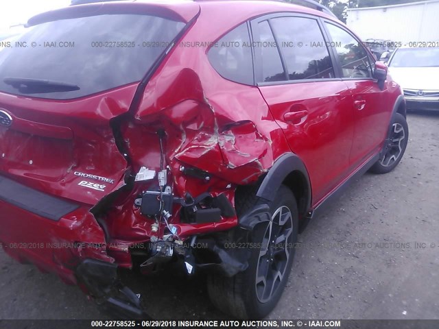 JF2GPABC5G8312500 - 2016 SUBARU CROSSTREK PREMIUM Қызыл фото 6
