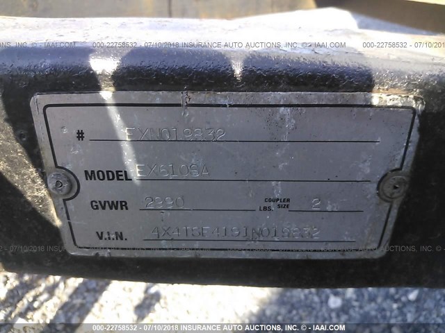 4X4TSE4191N019832 - 2001 FOREST RIVER ENCLOSED  白色 照片 9