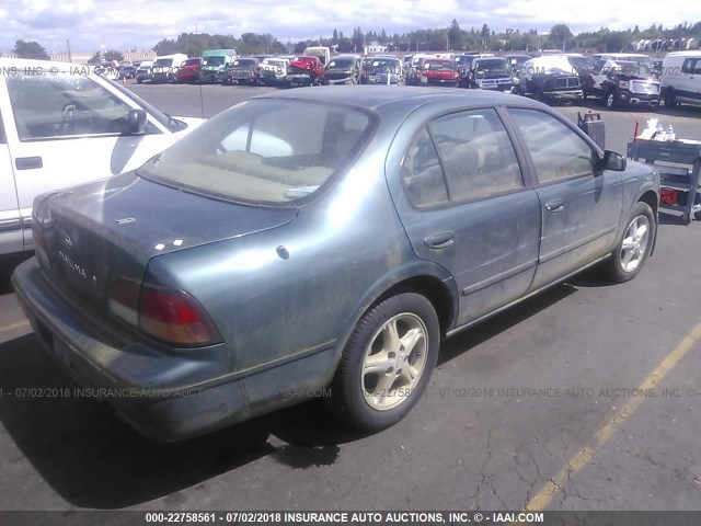 JN1CA21D7WT604274 - 1998 NISSAN MAXIMA GLE/GXE/SE GREEN photo 4