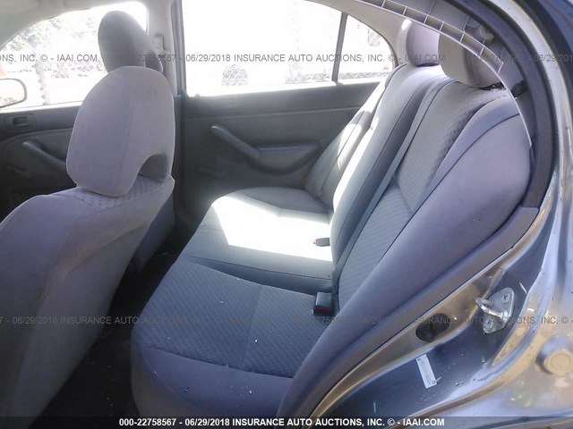1HGES16315L006551 - 2005 HONDA CIVIC DX VP Gümüş foto 8