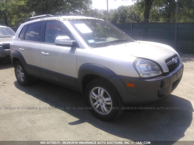 KM8JN72DX6U420778 - 2006 HYUNDAI TUCSON GLS/LIMITED SILVER photo 1