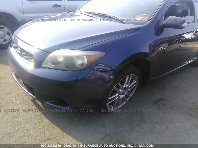 JTKDE177060125657 - 2006 TOYOTA SCION TC 蓝色 照片 6