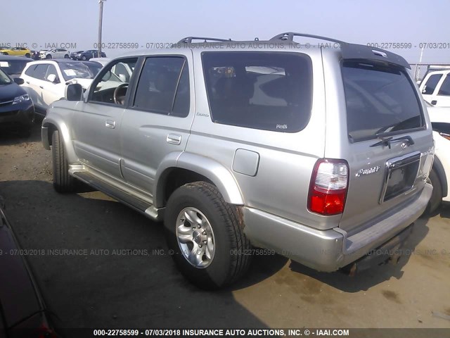 JT3HN87R829072817 - 2002 TOYOTA 4RUNNER LIMITED SILVER photo 3