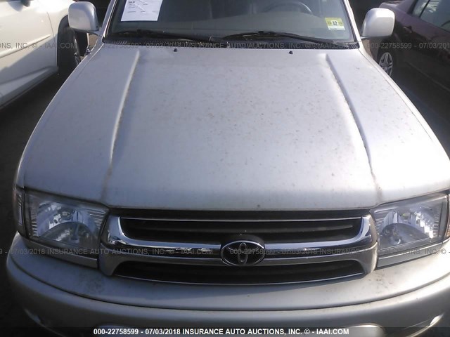 JT3HN87R829072817 - 2002 TOYOTA 4RUNNER LIMITED SILVER photo 6