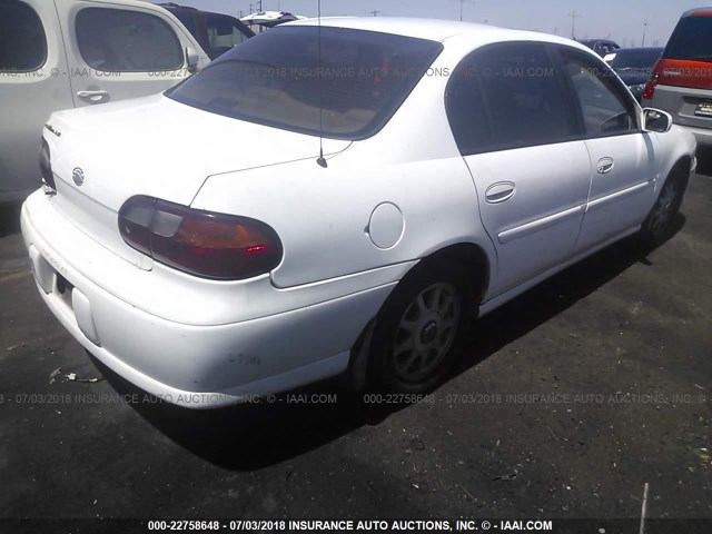 1G1NE52M8W6261234 - 1998 CHEVROLET MALIBU LS WHITE photo 4