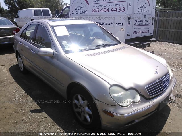 WDBRF64J92F183599 - 2002 MERCEDES-BENZ C 320 TAN photo 1