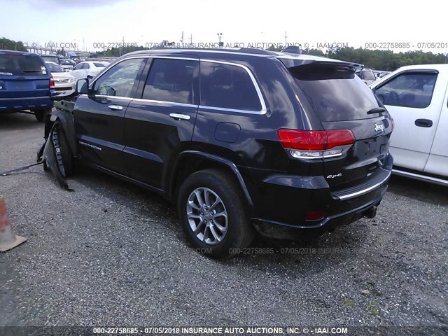 1C4RJFCG2FC227763 - 2015 JEEP GRAND CHEROKEE OVERLAND BLACK photo 3