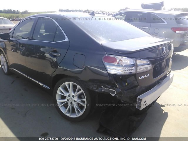 JTHBB1BA1A2017652 - 2010 LEXUS HS 250H BLACK photo 6