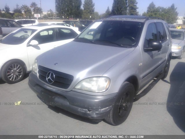 4JGAB54E5XA107000 - 1999 MERCEDES-BENZ ML 320 GRAY photo 2