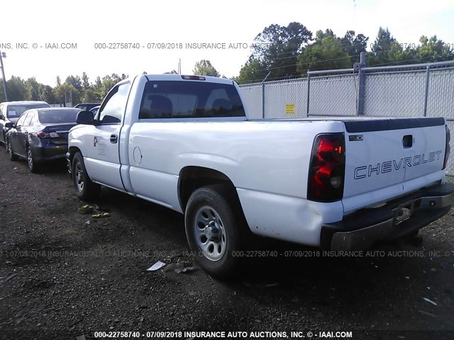 3GCEC14Z97G254064 - 2007 CHEVROLET SILVERADO C1500 CLASSIC WHITE photo 3