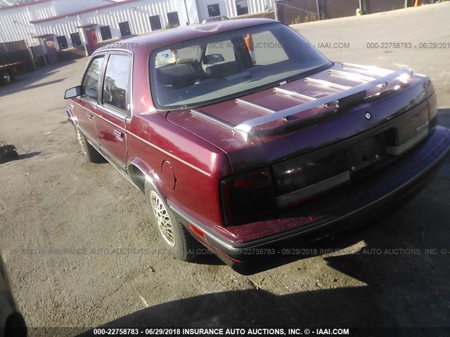 1G3AM51N1K6308035 - 1989 OLDSMOBILE CUTLASS CIERA SL RED photo 3