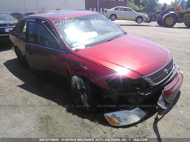 4T1BF28B5YU022603 - 2000 TOYOTA AVALON XL/XLS RED photo 1