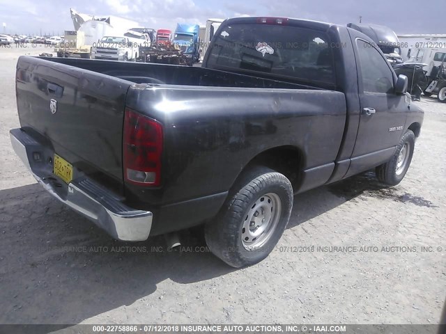 1D7HA16KX5J577317 - 2005 DODGE RAM 1500 ST BLACK photo 4