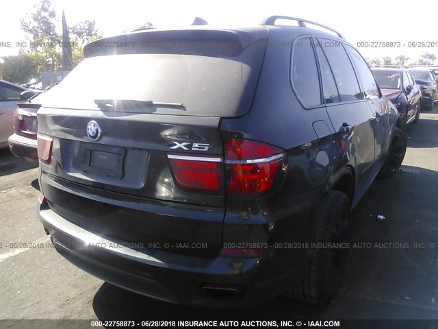 5UXZV8C57D0C16952 - 2013 BMW X5 XDRIVE50I BLACK photo 4