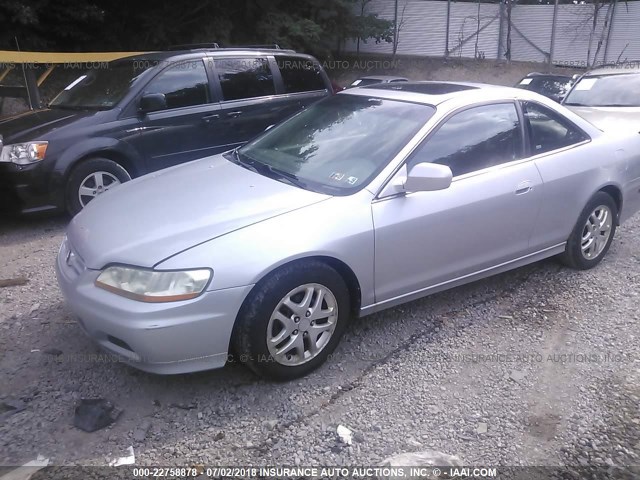 1HGCG22552A029778 - 2002 HONDA ACCORD EX SILVER photo 2