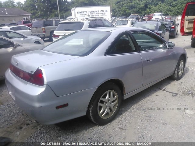 1HGCG22552A029778 - 2002 HONDA ACCORD EX SILVER photo 4