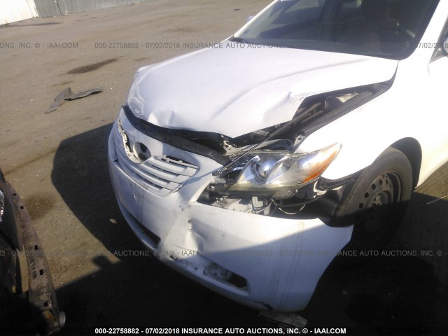 4T1BE46K49U848037 - 2009 TOYOTA CAMRY SE/LE/XLE WHITE photo 6