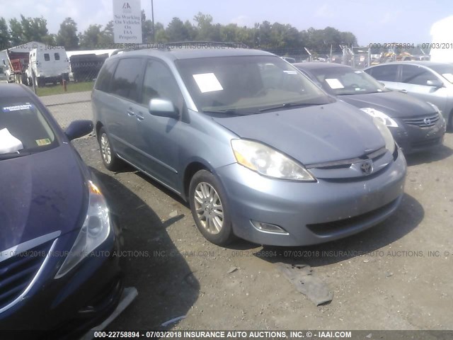 5TDZK22C67S003383 - 2007 TOYOTA SIENNA XLE/XLE LIMITED BLUE photo 1