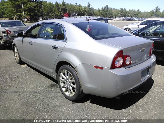 1G1ZK57728F277753 - 2008 CHEVROLET MALIBU LTZ 银色 照片 3