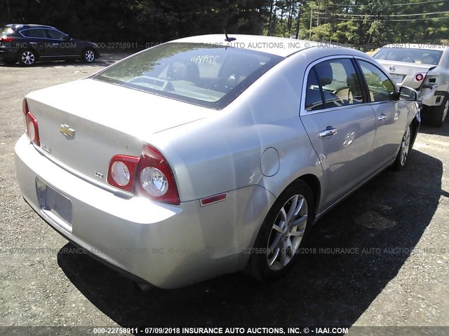 1G1ZK57728F277753 - 2008 CHEVROLET MALIBU LTZ 银色 照片 4