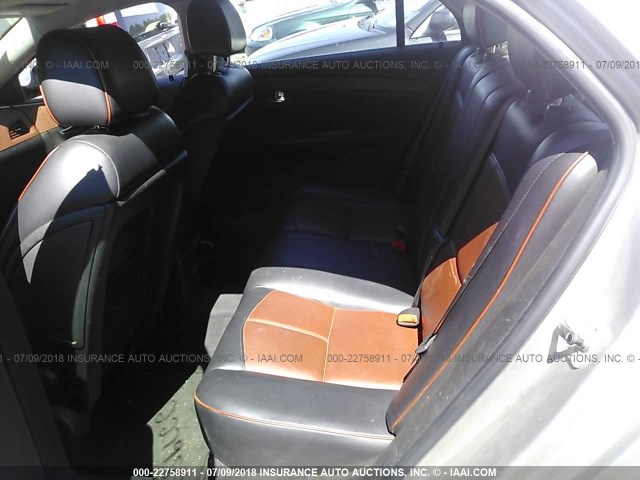 1G1ZK57728F277753 - 2008 CHEVROLET MALIBU LTZ 银色 照片 8