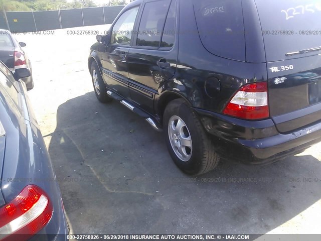 4JGAB57E74A489778 - 2004 MERCEDES-BENZ ML 350 BLACK photo 6