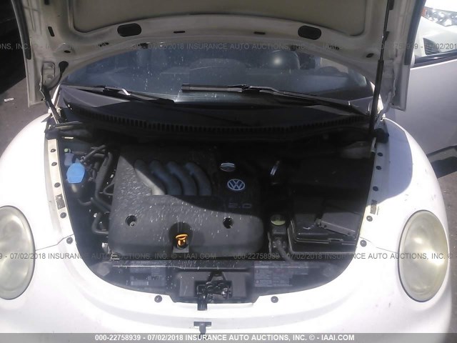 3VWBC21C3XM453764 - 1999 VOLKSWAGEN NEW BEETLE GL 白色 照片 10