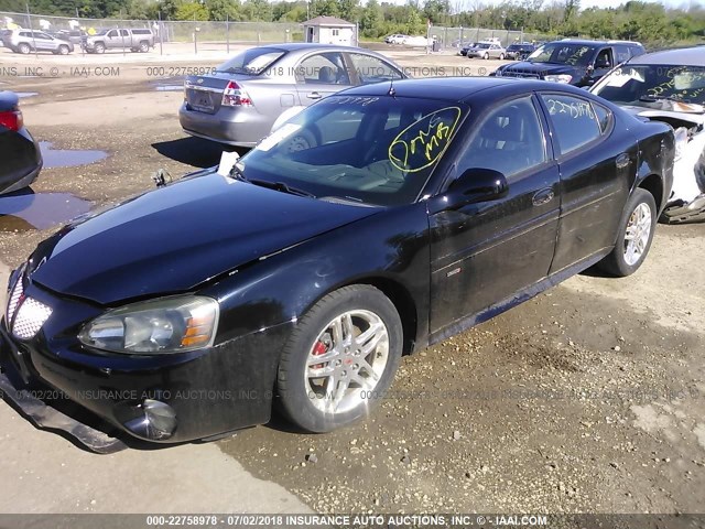 2G2WR524851221357 - 2005 PONTIAC GRAND PRIX GTP BLACK photo 2