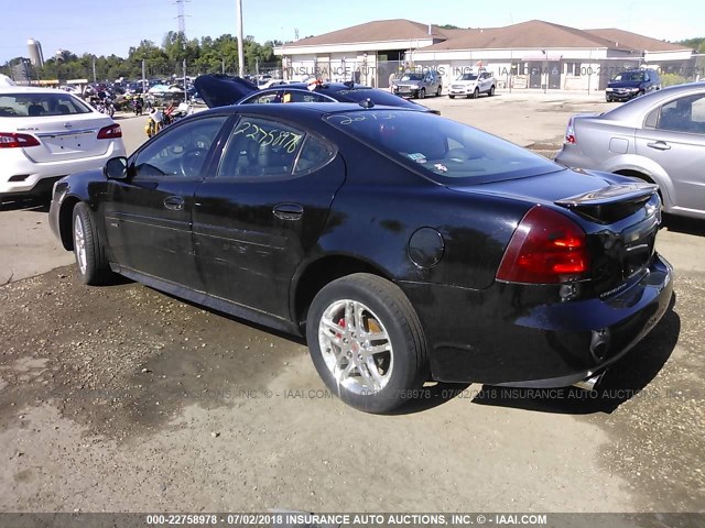2G2WR524851221357 - 2005 PONTIAC GRAND PRIX GTP BLACK photo 3