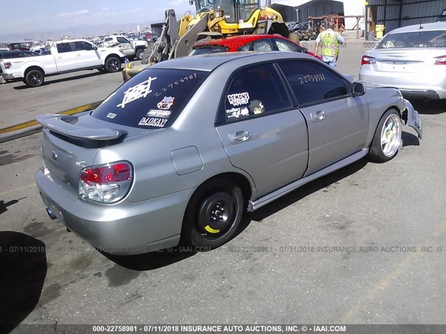 JF1GD79646G519027 - 2006 SUBARU IMPREZA WRX/LIMITED SILVER photo 4