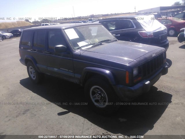 1J4FF68S7XL543639 - 1999 JEEP CHEROKEE SPORT/CLASSIC BLUE photo 1