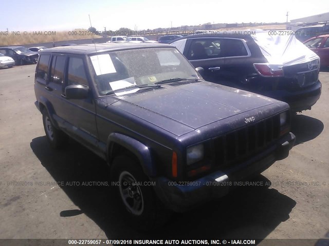 1J4FF68S7XL543639 - 1999 JEEP CHEROKEE SPORT/CLASSIC ლურჯი ფოტო 6