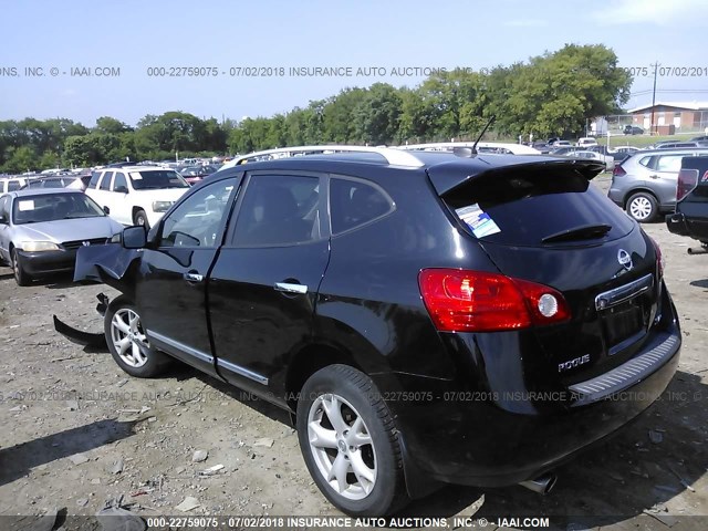 JN8AS5MV4BW679860 - 2011 NISSAN ROGUE S/SV/KROM BLACK photo 3