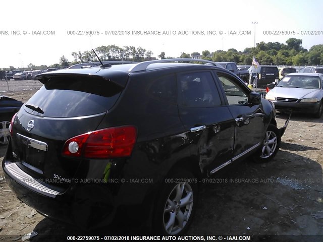 JN8AS5MV4BW679860 - 2011 NISSAN ROGUE S/SV/KROM BLACK photo 4