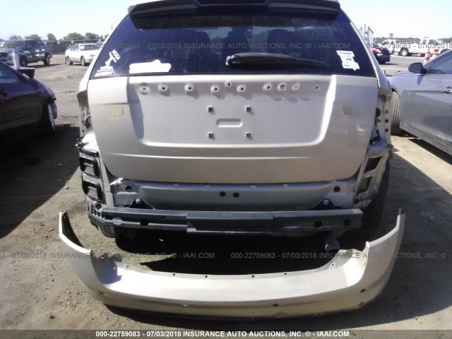 2FMDK38C47BB32632 - 2007 FORD EDGE SEL TAN photo 6