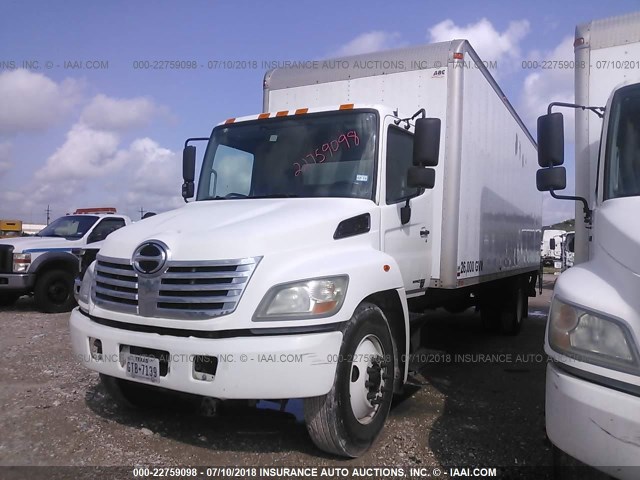 5PVNE8JT394S53088 - 2009 HINO HINO 268 WHITE photo 2