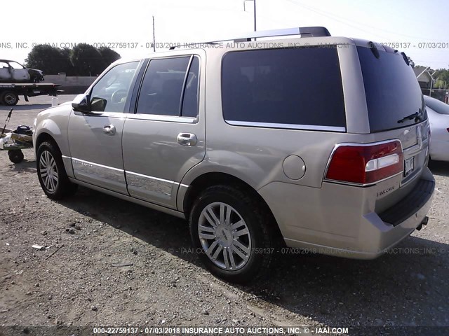 5LMFU27548LJ15635 - 2008 LINCOLN NAVIGATOR GOLD photo 3