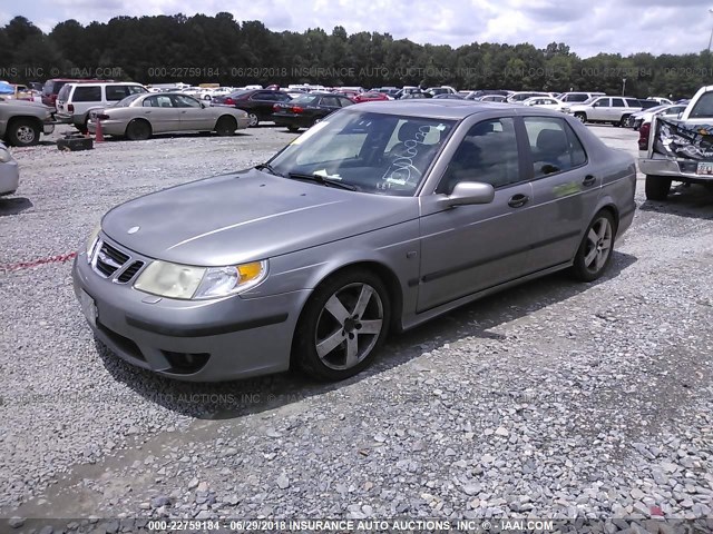 YS3EH49G943506929 - 2004 SAAB 9-5 AERO GRAY photo 2