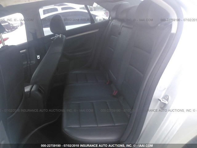 3VWEF71KX7M174160 - 2007 VOLKSWAGEN JETTA WOLFSBURG 银色 照片 8