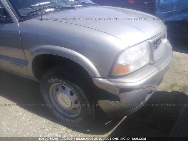 IGKCT18W01K219182 - 2001 GMC JIMMY Brązowy zdjęcie 6
