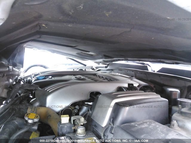 KMHFU45E02A168479 - 2002 HYUNDAI XG 350 SILVER photo 10