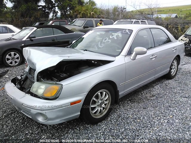 KMHFU45E02A168479 - 2002 HYUNDAI XG 350 SILVER photo 2