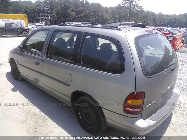 2FMZA5149WBE34939 - 1998 FORD WINDSTAR WAGON GRAY photo 3