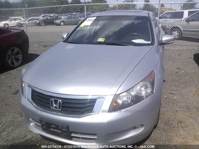 1HGCP36829A024638 - 2009 HONDA ACCORD EXL SILVER photo 6