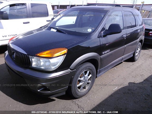 3G5DB03E72S517883 - 2002 BUICK RENDEZVOUS CX/CXL BLACK photo 2